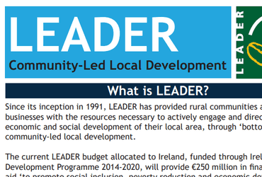NRN LEADER Community-Led Local Development Leaflet