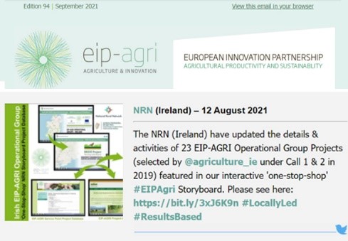 September 2021 EIP-AGRI Newsletter